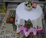 [圣诞礼物包邮]出口欧美手工绒绣圣诞/小地毯 /桌布台布/圣诞树裙