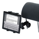 ipad mini三星平板电脑导航 夹麦克风演出 后背座椅头枕车载支架