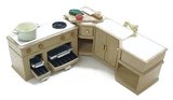 日本进口正品玩具 森林家族 森贝儿厨房橱柜 套装 家具 配件 模型