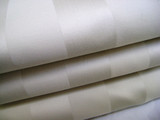 外贸尾货纯色出口纯棉埃及棉根缎条被套/床单/枕套三四件套