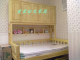 广州东莞深圳珠海松木纯实木家具儿童组合床松木衣柜床AJ-E231