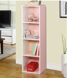 空间大师置物柜粉色组合书架小柜子儿童玩具收纳柜储物柜可爱包邮