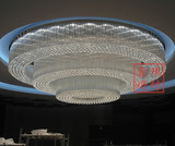 大型酒店大堂水晶灯别墅工程灯具订定做吸顶灯圆形大厅吊灯G376