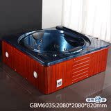 观博GBM6035/户外大池冲浪按摩豪华浴缸进口珠光板多功能舒适配置