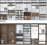 意大利现代板式家具储物衣柜图册收纳 室内设计衣柜图片资料素材
