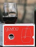 美国Govino 全透明食品医药级弹性塑料酒杯防碎红酒杯4个