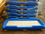 北京幼儿床 儿童床 幼儿园专用床 学生床 实木床 环保塑料护栏床