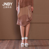 【代购】JNBY江南布衣修身拼接高腰半身裙立体剪裁O5C34020