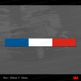 3M反光贴纸车贴  S382 法国国旗 竖条窄标 正品汽车贴纸  France