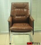 杭州办公家具 高档老板椅 牛皮班前椅 会议椅 会客椅 办公接待椅