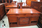 红木家具1.6米红木书桌实木办公桌大班台老板桌100%非洲黄花梨木