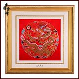 南京云锦框画 中国风礼品 出国送老外的中国元素民族特色手工艺品