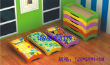 直销多彩儿童床幼儿园专用单人床亲子园叠叠床塑料木板双人床