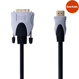 Loctek 1.4版/1.8米/高清数据线/HDMI连接线/HDMI转DVI转接头