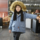 童装韩国代购女童冬装新款棉衣宝宝棉外套儿童男童夹棉正品风衣