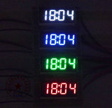 新品车载电子钟数码管电子钟 汽车用LED时间表 电子表夜光