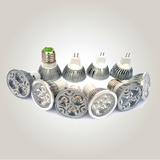 LED3W/4W插脚射灯杯MR16 GU10 E27 12V 220V大杯灯杯G5.3 直径5cm