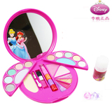 迪士尼公主化妆盒组合过家家儿童化妆品彩妆套装小女孩玩具彩妆盒