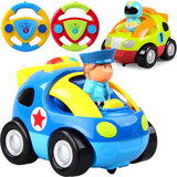 佳鸣宝宝玩具遥控车警车 遥控小汽车1-3岁男童玩具充电 遥控警车