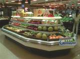 豪华环岛柜 超市专用环岛柜 饮料展示柜 蔬菜水果保鲜柜 风幕柜