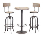 美式法式铁艺吧台椅 桌子酒吧桌椅 咖啡桌椅高腿吧台吧椅圆桌餐桌
