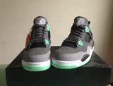 LONER Nike Air Jordan 4 Retro Green glow AJ4 灰绿 308497-033