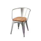 特价出口个性创意休闲时尚简约现代经典实木铁艺工业椅休闲椅餐椅