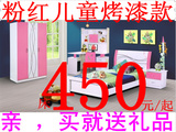 新款儿童床 卧室家具女孩儿童套房公主床烤漆床单人床创意小孩床