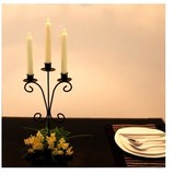 欧式铁艺蜡烛台 情人节浪漫烛光晚餐婚庆装饰创意餐桌摆件蜡烛架