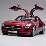 奔驰SLS德国品牌GTA 汽车模型 仿真合金车模 精品收藏型车模