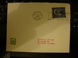 联合国：1962，首日/实寄封，外国邮票封片，1枚