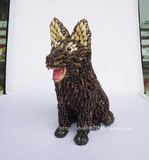动物家居摆设装饰品贝壳工艺品创意小礼品生日礼物 狼