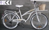 26寸变速女式沙滩哈雷沙滩自行车女款城市车 自行车 个性自行车