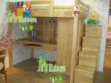 新西兰松木家具学生床实木组合床单人床衣柜书桌组合床儿童床梯柜