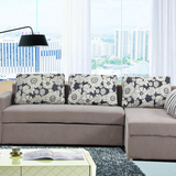 小户型转角沙发床宜家沙发组合双人客厅储物多功能折叠布艺沙发床