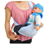 初生婴儿宝宝单肩背带 夏季透气简易背巾 斜侧抱袋横抱式纯棉抱带