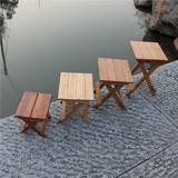 便携可折叠钓鱼登 老楠竹制作 结实耐用 美观精致 儿童小凳子折凳
