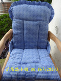 特价儿童餐椅坐垫套 蓝白格子星星花连体椅子坐垫 椅垫 座套 加厚