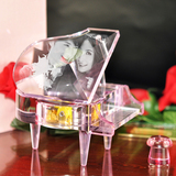 水晶钢琴八音盒音乐盒创意男女朋友圣诞节结婚生日儿童节礼物特价