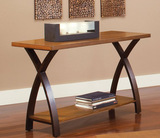 LOFT美式铁艺实木书桌办公桌简易写字台书架组合简约转角电脑桌