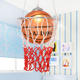现代酒吧简约创意篮球足球吊灯儿童房灯小孩卧室灯包邮球类吊灯