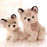 正版韩国AURORA哈士奇雪橇犬狗狗公仔毛绒玩具生日礼物婚礼礼品
