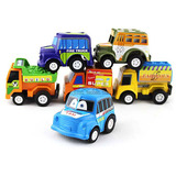 宝宝儿童玩具回力卡通车迷你小汽车塑料车 优质 10个包邮