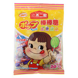 日本安全技术儿童零食品不二家水果棒棒糖4种口味糖果20支125克