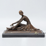 软装雕塑 铜雕工艺品摆件 铜雕人物 铸铜人物雕塑 定制品DS-201
