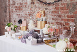 【麦之语私房蛋糕】翻糖甜品桌套餐 婚礼翻糖蛋糕 冷餐台