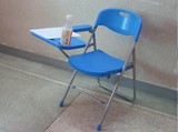 培训椅带写字板椅子记者新闻椅桌椅一体折叠椅 加大加厚加固