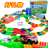 儿童轨道车玩具男童电动汽车3-4-5女童6-7-8周岁男孩益智拼装套装