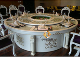 定制酒店饭店豪华电动餐桌转盘直径2.2米2.4米2.6米2.8米3.5米4米