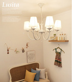 韩式欧式美式乡村复古吊灯简约现代田园客厅卧室餐厅书房水晶灯